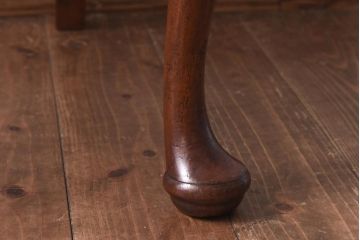 アンティーク家具　イギリスアンティーク　ウォールナット材　透かし彫りが上品なチェア(椅子、ダイニングチェア、ワークチェア)(3)