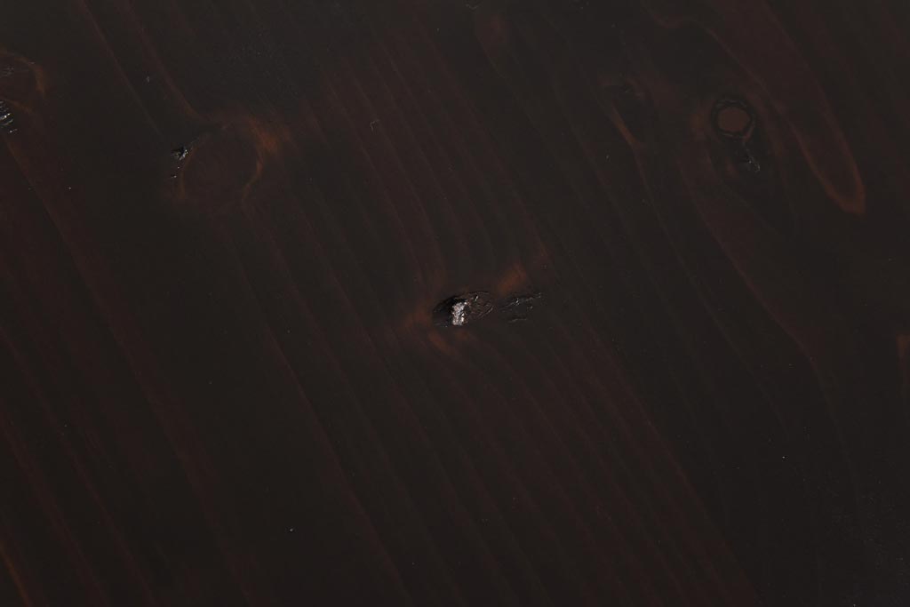 アンティーク家具　和製アンティーク　棚付き!蝶覆輪金具が目を惹く時代箪笥サイドボード(サイドチェスト、引き出し)