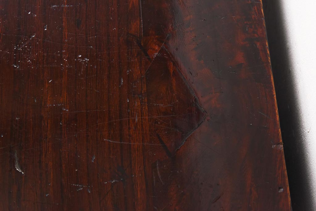 アンティーク家具　和製アンティーク　総桐材　松竹梅・鳥図　職人の技が生きる上手物の庄内小箪笥(小引き出し、引き出し、桐箪笥、桐たんす)