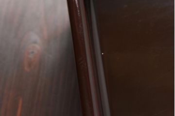 アンティーク雑貨　和製アンティーク　鯉の図　和の雰囲気漂う漆塗りのお膳(お盆、トレー)2枚セット