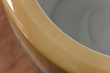 アンティーク雑貨　ノリタケ(日陶・則武)　唐獅子の図が目を引く火鉢(手あぶり、鉢カバー)