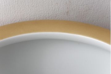 アンティーク雑貨　ノリタケ(日陶・則武)　唐獅子の図が目を引く火鉢(手あぶり、鉢カバー)