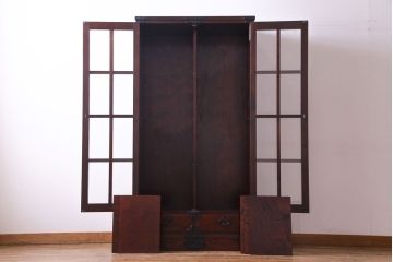 中古　岩谷堂箪笥　TH-C001　貫録のある佇まいの書棚(キャビネット、本箱)(定価約54万円)