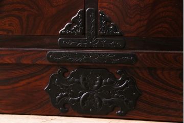 中古　岩谷堂箪笥　TH-C001　貫録のある佇まいの書棚(キャビネット、本箱)(定価約54万円)