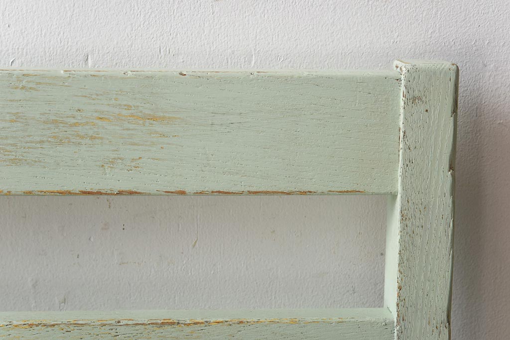 ペイント家具　棚付き　ナチュラルスタイルにぴったりなチェア(キッズチェア、椅子)(1)