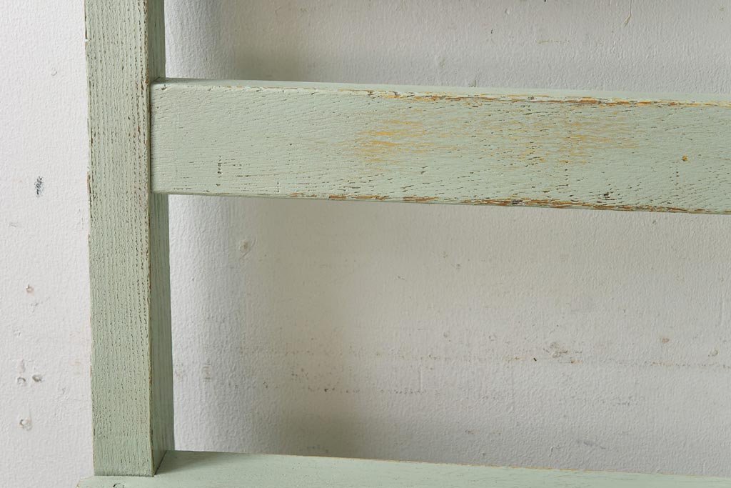 ペイント家具　棚付き　ナチュラルスタイルにぴったりなチェア(キッズチェア、椅子)(1)