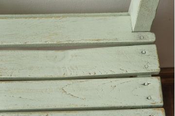 ペイント家具　棚付き　ナチュラルスタイルにぴったりなチェア(キッズチェア、椅子)(1)