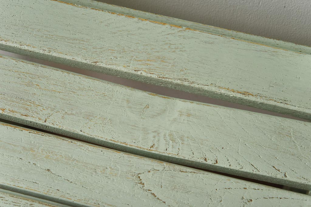 ペイント家具　棚付き　ナチュラルスタイルにぴったりなチェア(キッズチェア、椅子)(1)