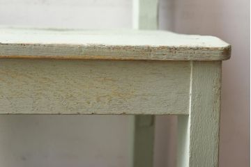 ペイント家具　棚付き　ナチュラルスタイルにぴったりなチェア(キッズチェア、椅子)(1)