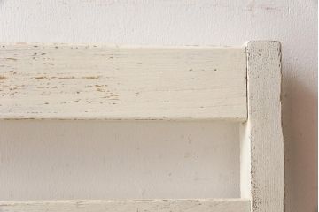ペイント家具　棚付き　ナチュラルスタイルにぴったりなチェア(キッズチェア、椅子)(3)