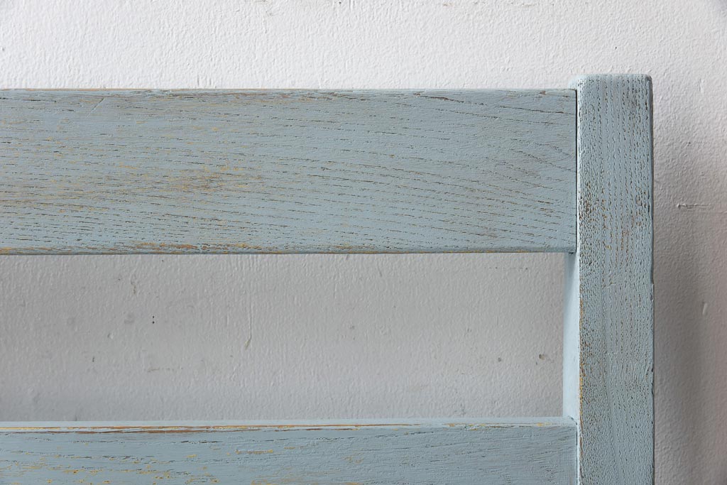 ペイント家具　棚付き　ナチュラルスタイルにぴったりなチェア(キッズチェア、椅子)