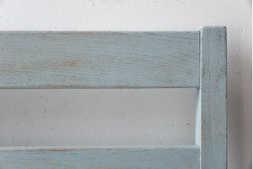 ペイント家具　棚付き　ナチュラルスタイルにぴったりなチェア(キッズチェア、椅子)