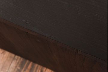 アンティーク家具　和製アンティーク　天板リメイク　総桐材　味わい深い風合いのタンスローボード(リビングボード、引き出し)
