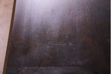 中古　北海道民芸家具　落ち着いた佇まいがお洒落なライティングビューロー(机、収納棚)(定価約50万円)