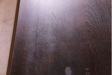 中古　北海道民芸家具　落ち着いた佇まいがお洒落なライティングビューロー(机、収納棚)(定価約50万円)