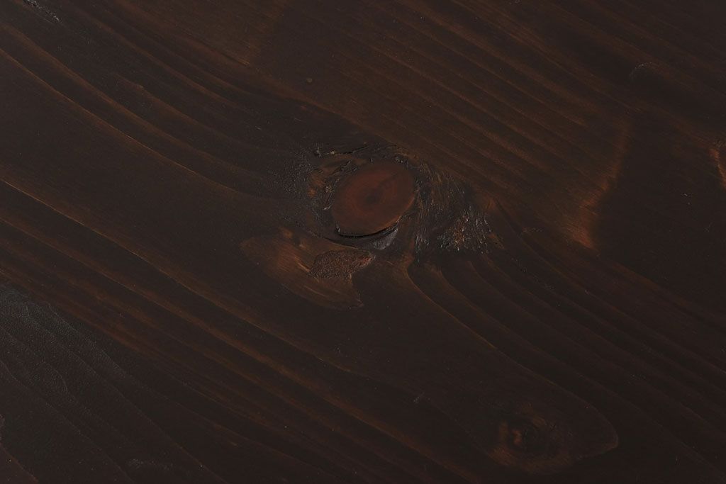 アンティーク家具　和製アンティーク　丸窓　当時物色ガラスがおしゃれな箪笥ローボード(リビングボード、収納棚、戸棚)