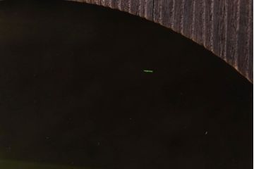 アンティーク家具　和製アンティーク　丸窓　当時物色ガラスがおしゃれな箪笥ローボード(リビングボード、収納棚、戸棚)