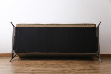 ビンテージ家具　北欧ビンテージ　リペイント　落ち着いた色合いのソファベッド