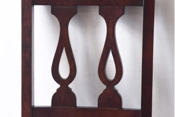 アンティーク家具　イギリスアンティーク　オーク材　クラシカルな佇まいが魅力のダイニングチェア(ワークチェア、椅子)(1)