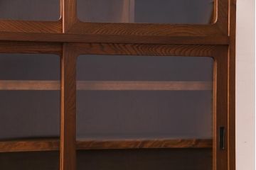 レトロ家具　昭和レトロ　リメイク　懐かしさ感じる鉄脚付キャビネット(戸棚、収納棚)