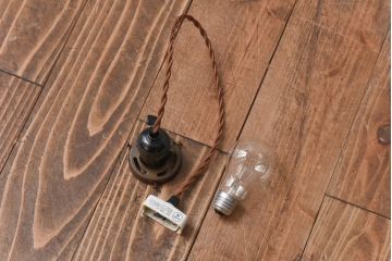 オールドノリタケ(則武、日本陶器)　紅葉が愛らしい電灯笠(シェード、ペンダントライト、吊り下げ照明)(1)