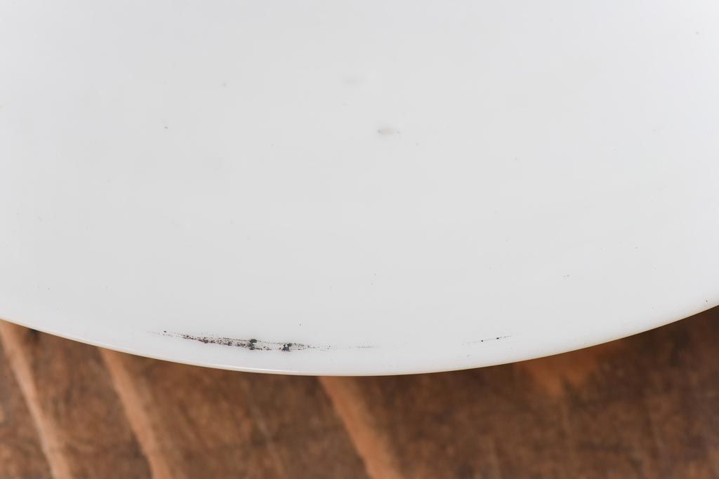 昭和期　素朴な味わいが魅力的な平笠シェード(天井照明、電笠)(2)