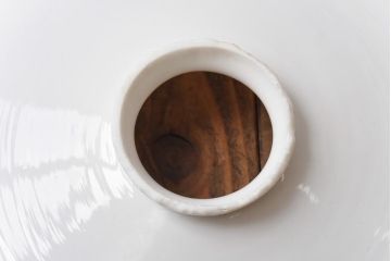 昔懐かしい白い平笠シェードの吊り下げ照明(天井照明、電笠)(2)