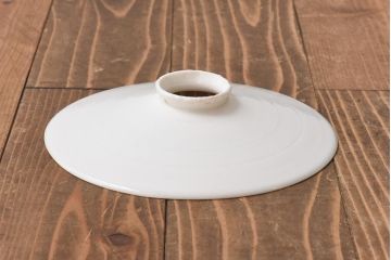 昔懐かしい白い平笠シェードの吊り下げ照明(天井照明、電笠)(2)