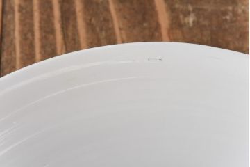 昔懐かしい白い平笠シェードの吊り下げ照明(天井照明、電笠)(2)