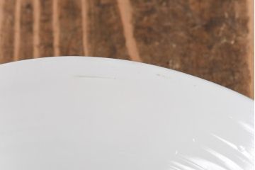 昔懐かしい白い平笠シェードの吊り下げ照明(天井照明、電笠)(2)