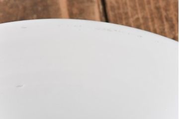 昔懐かしい白い平笠シェードの吊り下げ照明(天井照明、電笠)(2)