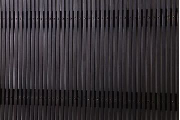 和製アンティーク　裏ガラス付き　モダンな空間づくりにおすすめな格子戸(ガラス戸、引き戸、建具)2枚セット