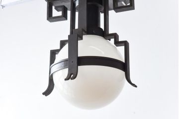 大正ロマン　激レア!ブラケットのデザインが魅力的な天井照明(ライト)