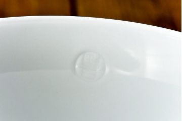 オールドノリタケ・則武(日陶)　栗の図が描かれた味わいのあるシェード(電笠、天井照明)