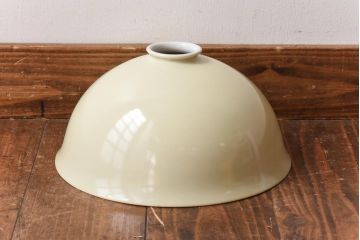 オールドノリタケ・則武(日陶)　ポピー(芥子)　照らすと透ける模様が魅力の電笠(天井照明、シェード)(2)