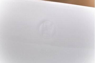 オールドノリタケ・則武(日陶)　四角形　草花モチーフが上品なシェード(電笠、天井照明)(1)