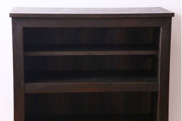 アンティーク家具　和製アンティーク　明治期　脚付き　三尺　味わいある佇まいの水屋箪笥サイドボード(収納棚、食器棚)