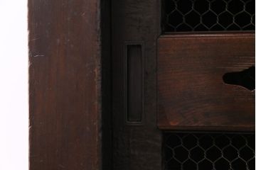 アンティーク家具　和製アンティーク　明治期　脚付き　三尺　味わいある佇まいの水屋箪笥サイドボード(収納棚、食器棚)