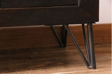 アンティーク家具　和製アンティーク　明治期　脚付き　三尺　味わいある佇まいの水屋箪笥サイドボード(収納棚、食器棚)