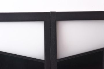 ペイント　色ガラス入り　モダンな雰囲気漂うガラス戸(引き戸、窓)2枚セット