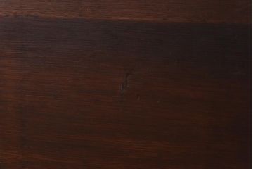 アンティーク雑貨　昭和レトロ　栓材・鉛板張り　奥行スリムな蓋付き木箱(収納箱)