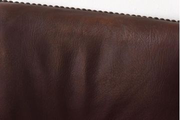 【H様ご成約済】イギリスアンティーク　オーク材　本革　彫刻の意匠がおしゃれなチェア(ダイニングチェア、椅子)(2)