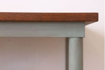 【B様ご決済用】ラフジュ工房オリジナル 8脚格納スツール付きテーブル