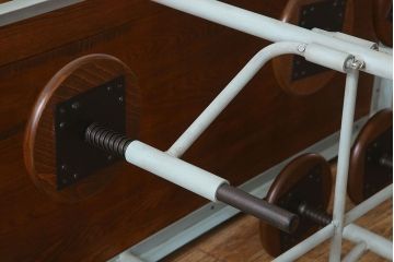 【B様ご決済用】ラフジュ工房オリジナル 8脚格納スツール付きテーブル