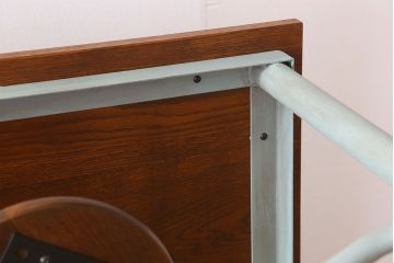 【B様ご決済用】ラフジュ工房オリジナル 8脚格納スツール付きテーブル