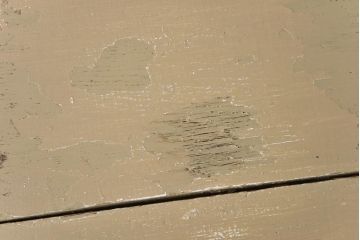 ペイント家具　ビンテージ　やわらかなペイントカラーの角スツール(椅子、チェア、イス)(R-031185)