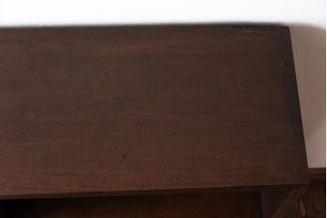 レトロ家具　昭和期　ラワン材　柔らかく素朴な風合いが魅力のレトロモダンな収納棚(飾り棚、戸棚、キャビネット)