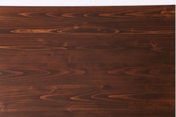 ラフジュ工房オリジナル　ヒノキ材　棚付きで使いやすいペイントの鉄脚テーブル(カフェテーブル、ダイニングテーブル、作業台)