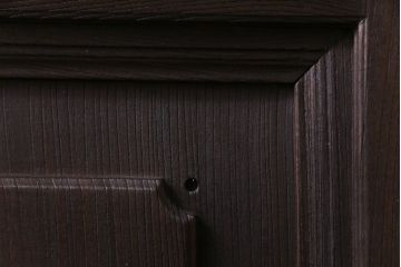 和製アンティーク　両開き　特大!　大正ロマンの雰囲気漂う総ケヤキ材のドア(木製扉、建具)2枚1対