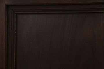 和製アンティーク　両開き　特大!　大正ロマンの雰囲気漂う総ケヤキ材のドア(木製扉、建具)2枚1対